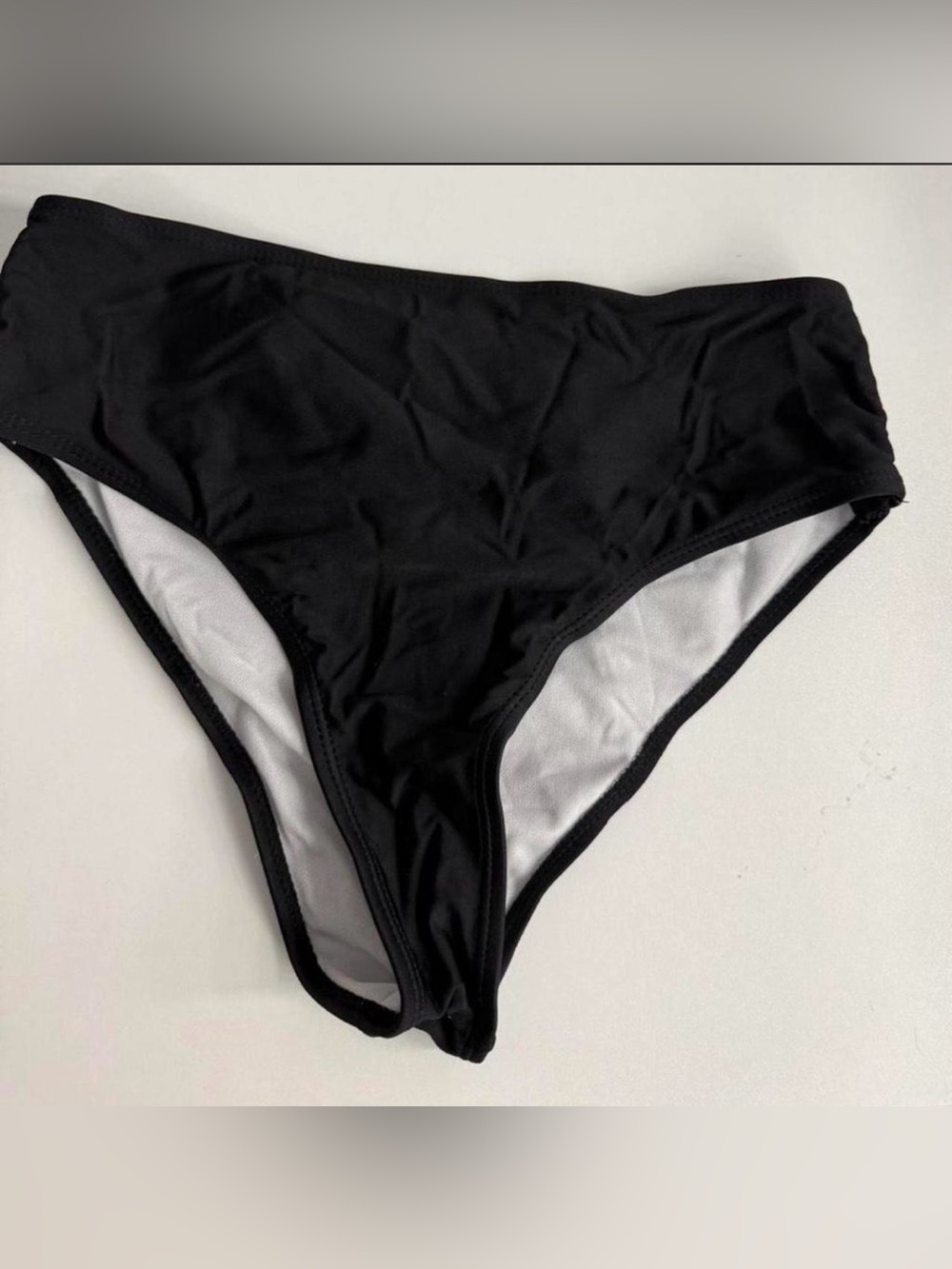 Classic Black High-Cut Bikini Bottom
